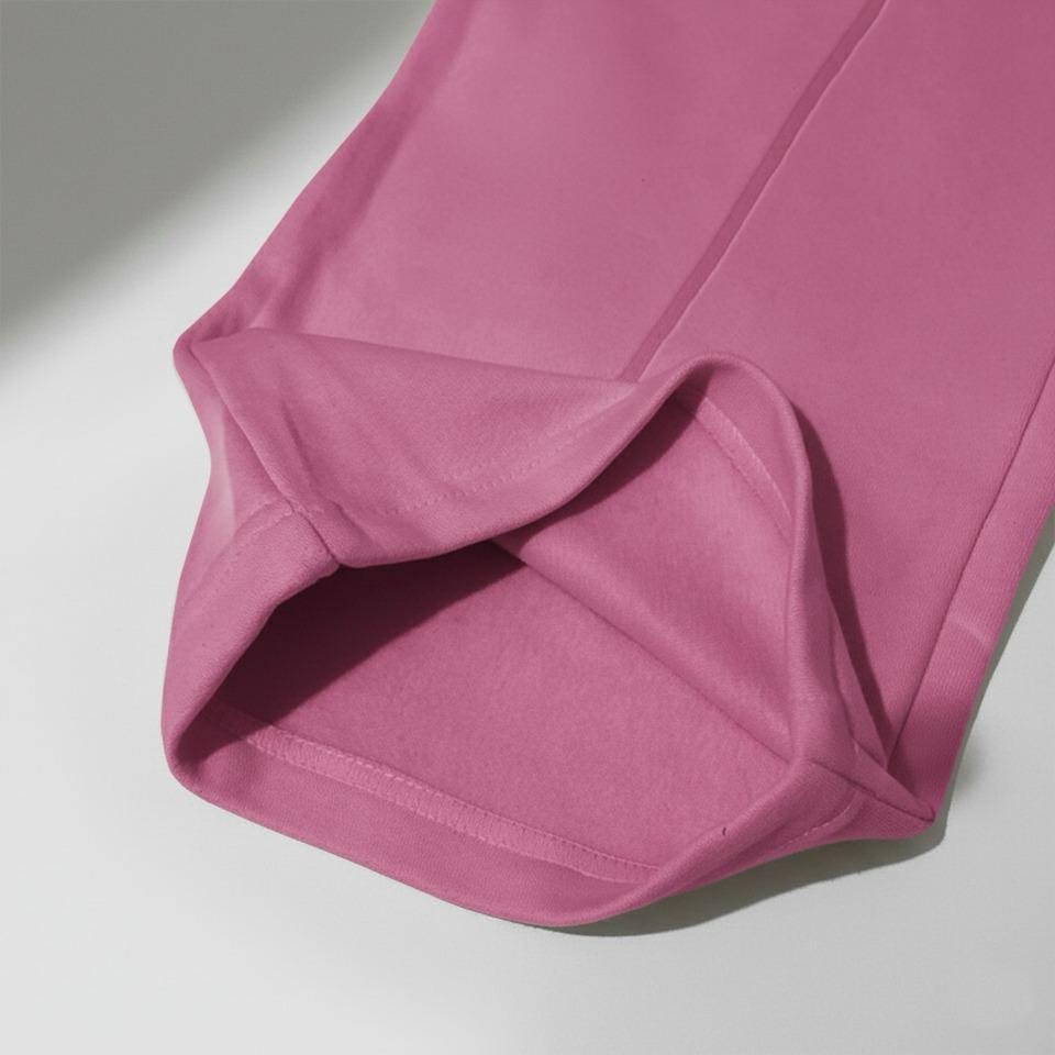 Pink Flare Fleece Trouser