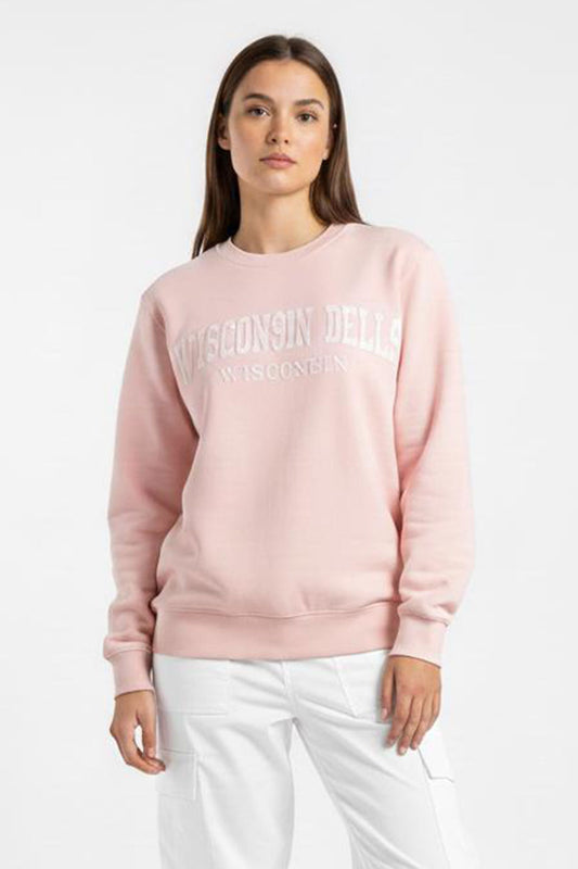 Peach Fleece Sweat Shirt