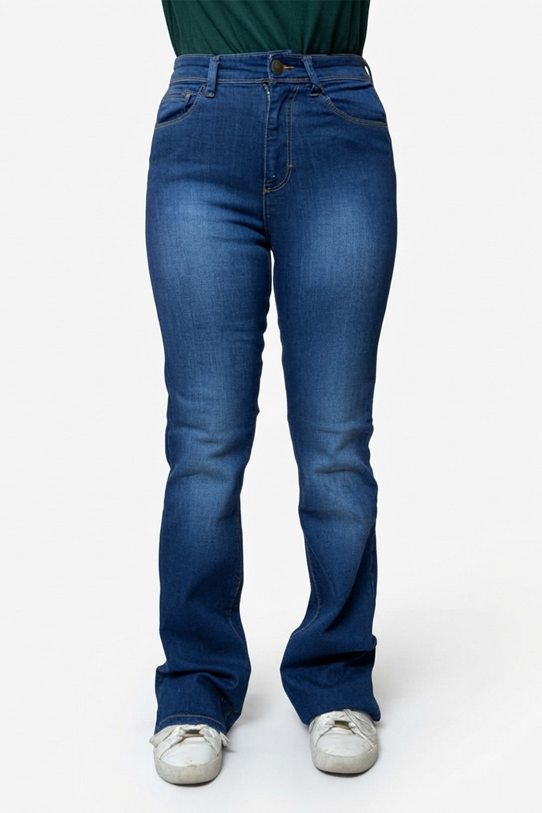 Dark Blue Bootcut Jeans