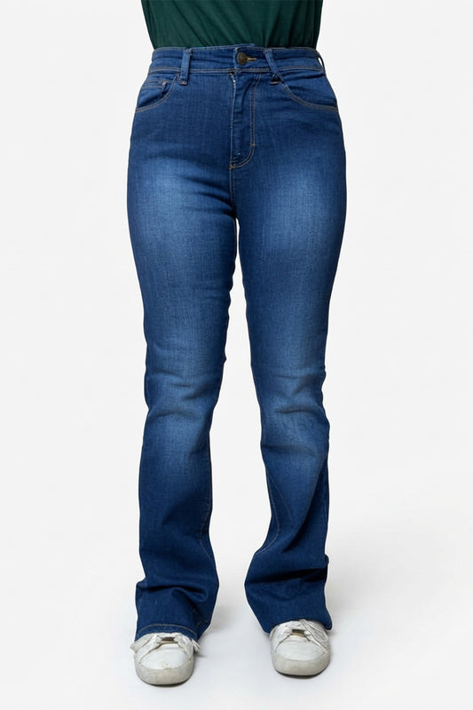 Dark Blue Bootcut Jeans