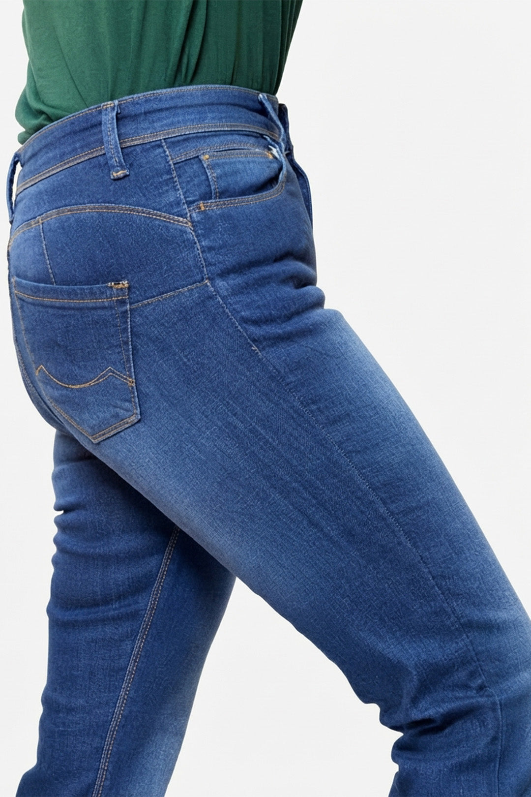 Dark Blue Bootcut Jeans