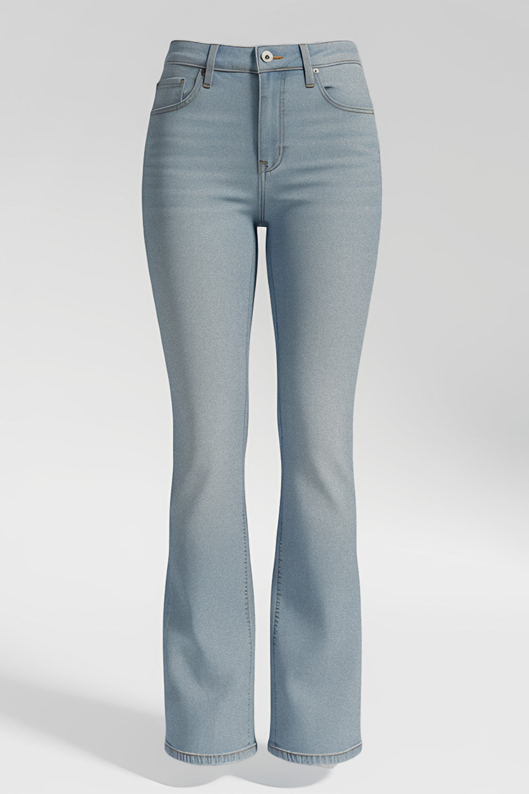 Ice Blue Bootcut Jeans