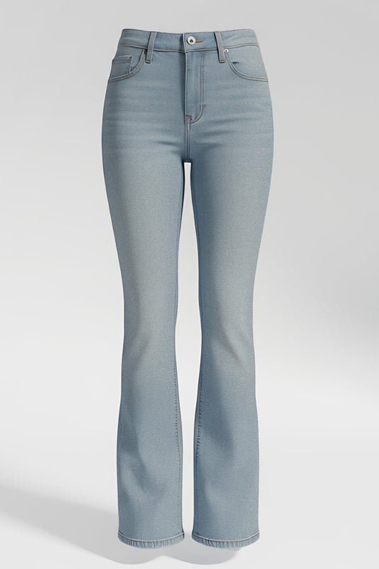 Ice Blue Bootcut Jeans