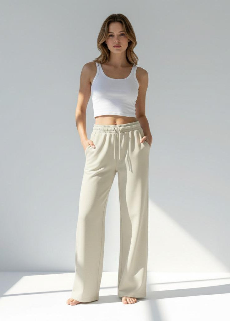 OFF White Flare Fleece Trouser