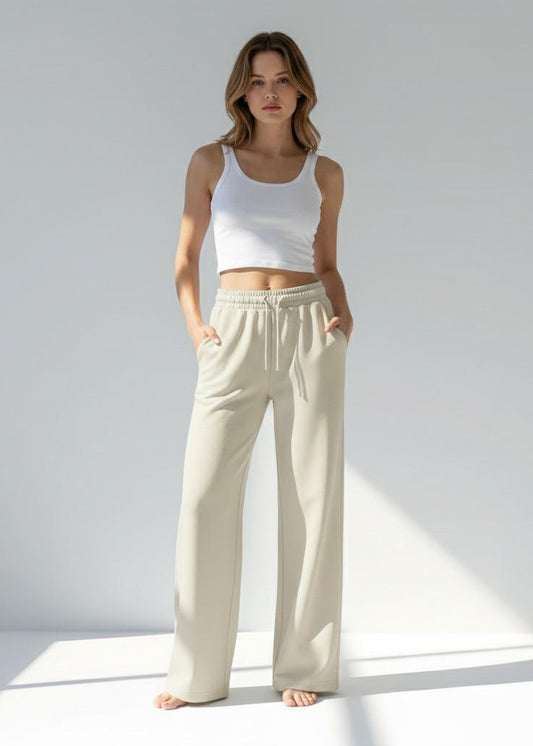 OFF White Flare Fleece Trouser